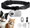 HD 1080P Cat Camera Collar with Video Record Wireless Mini Sport Cam,Small Action Cameras,Body Camera for Pet Supplies/Stuff,Outdoor/Inoor Birthday Gift No Wifi